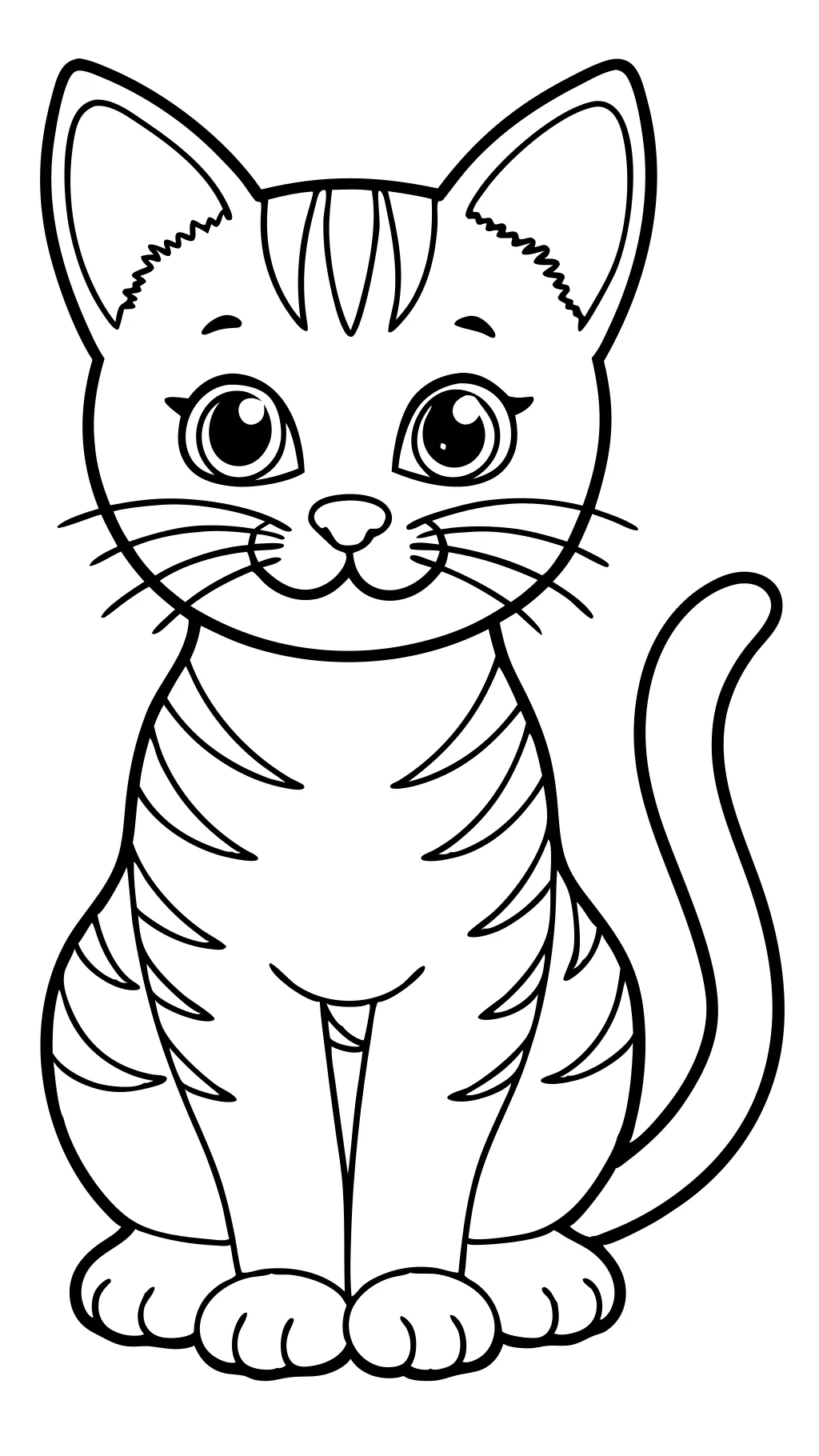 coloriages de chat imprimables gratuitement